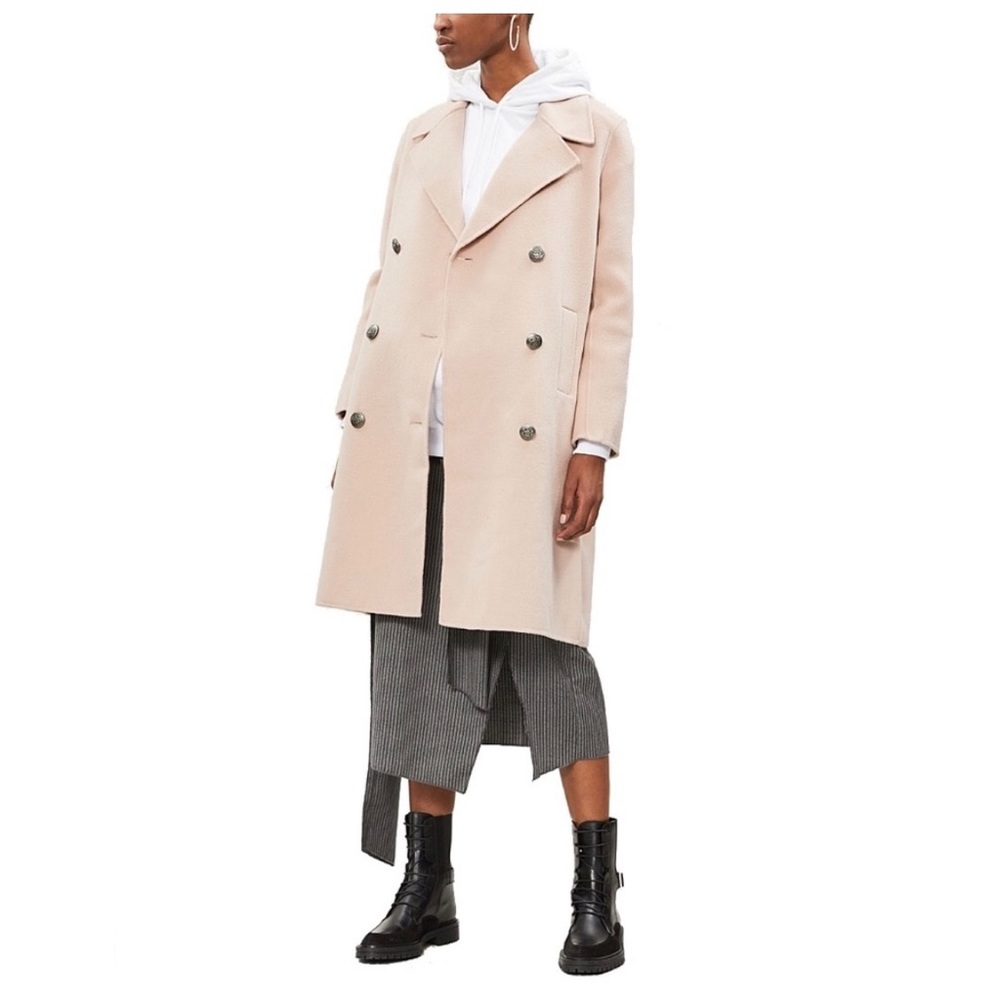 The Kooples Double-Breasted Wool Coat